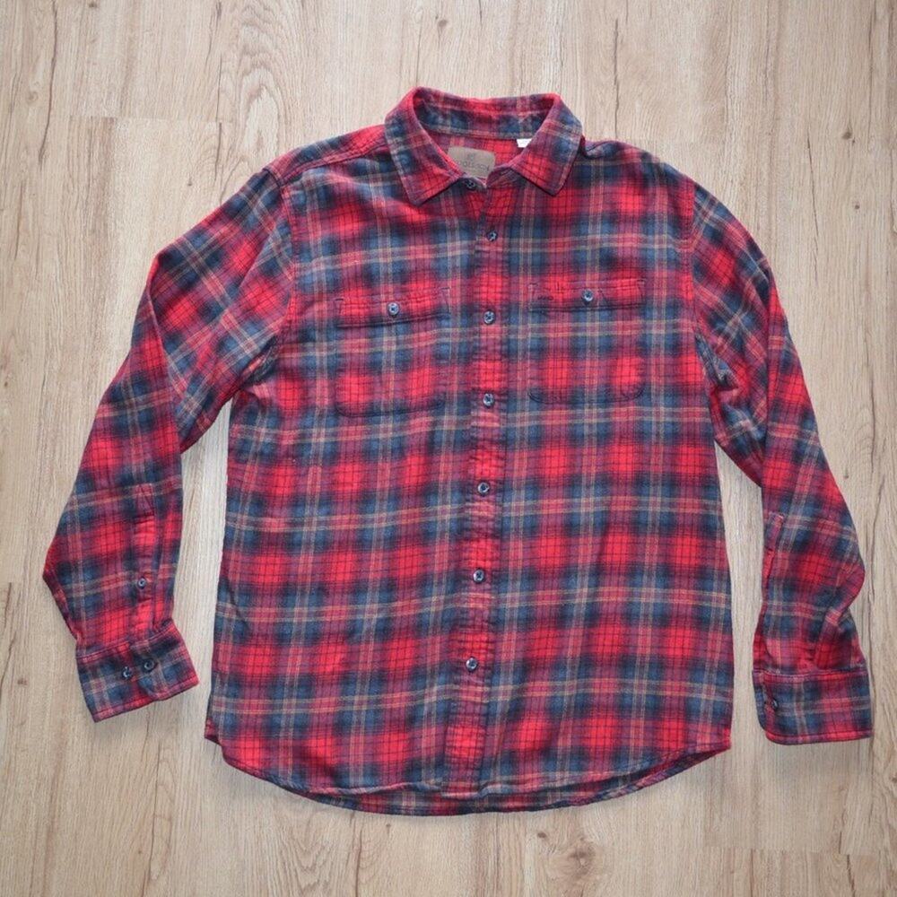 Woolrich Flannel Button Down Shirt Size L